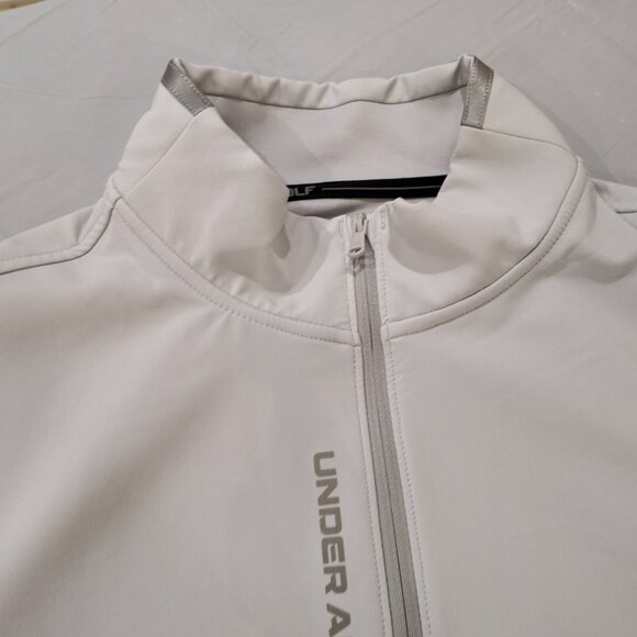 Under Armour Storm Daytona Evolution Men's 1/2 Zip - Halo Gray - Picture 6 of 9